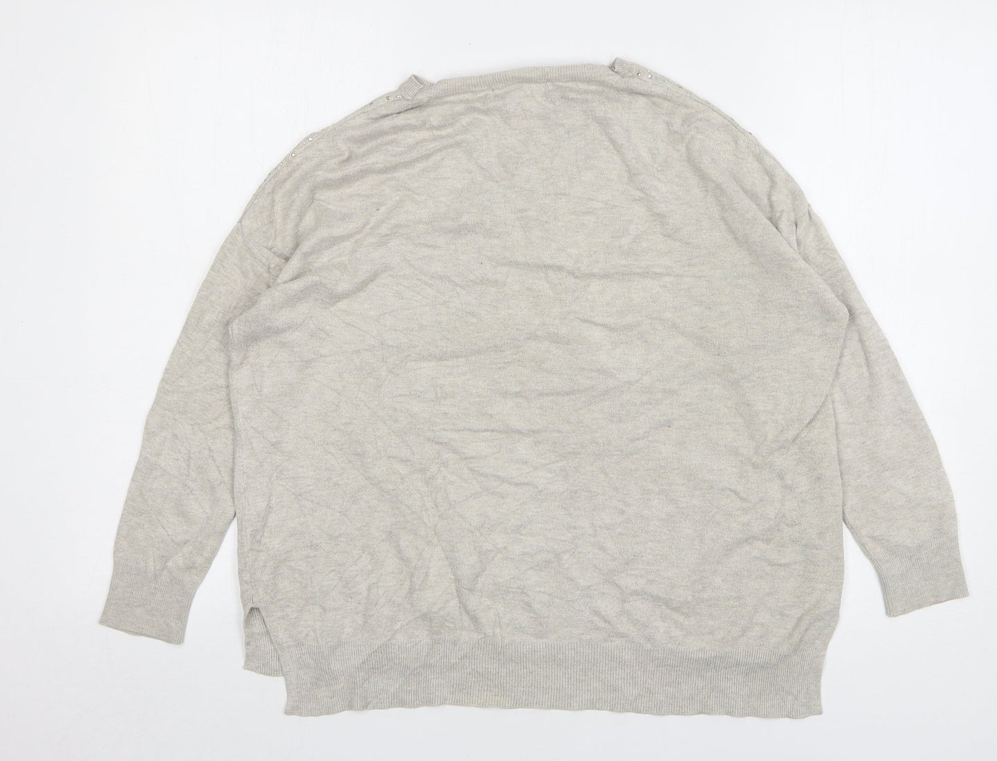 Womens UK Size 10 Atmosphere Beige Pullover Jumper
