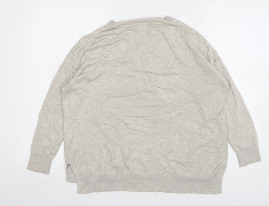 Womens UK Size 10 Atmosphere Beige Pullover Jumper