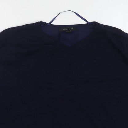 Womens UK Size 12 Atmosphere Blue Pullover Jumper