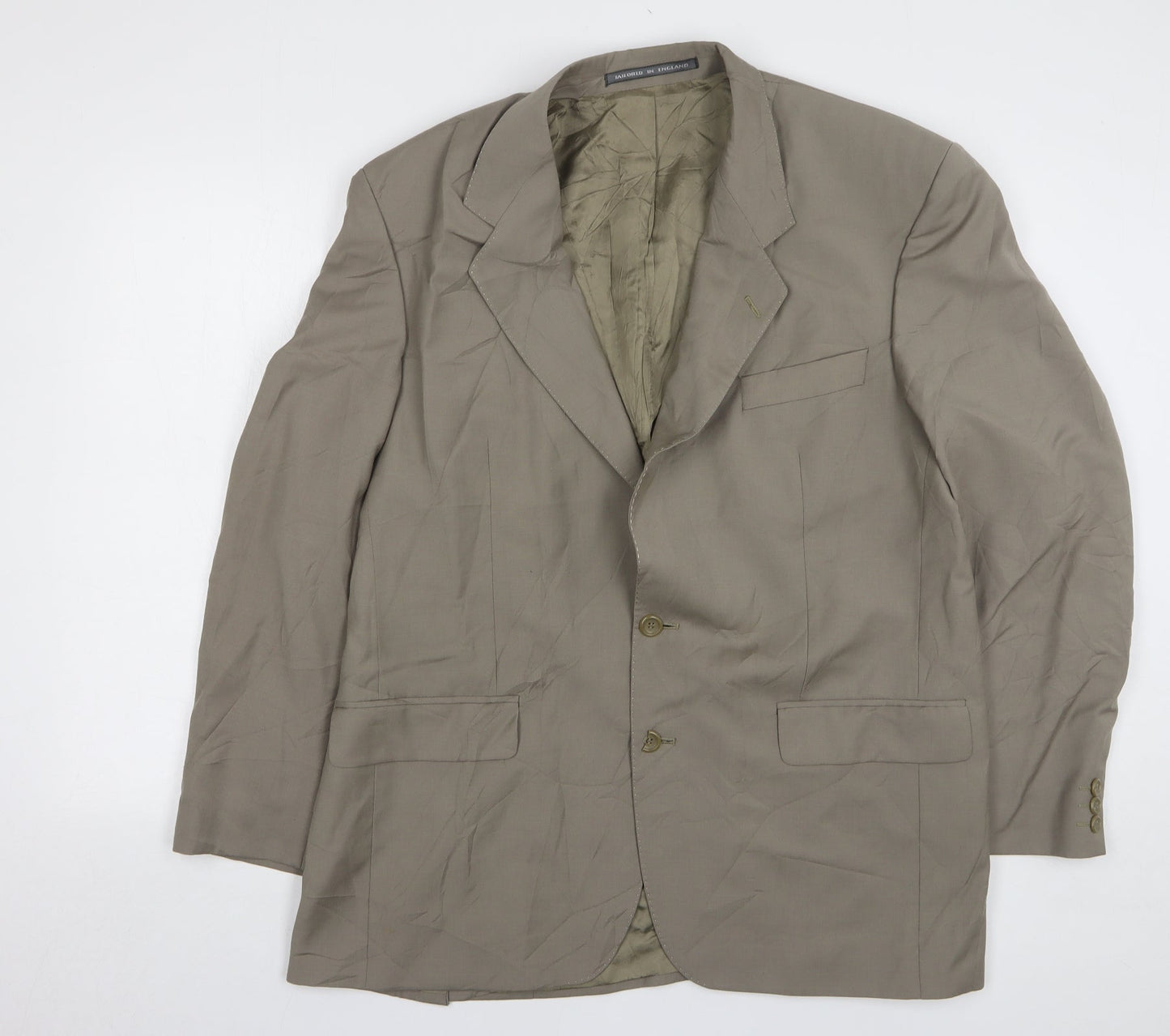 Mens UK Size 42 The Label Regular Beige Suit Jacket