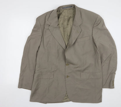 Mens UK Size 42 The Label Regular Beige Suit Jacket
