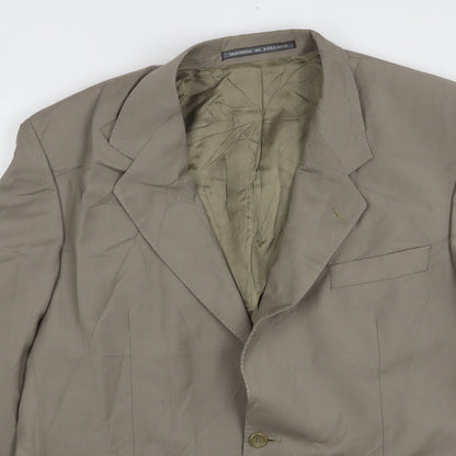Mens UK Size 42 The Label Regular Beige Suit Jacket