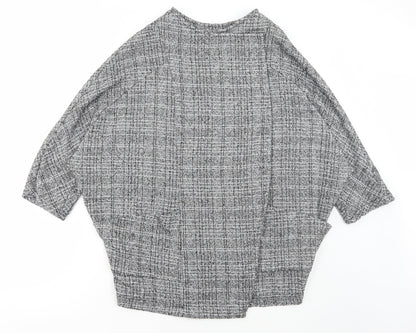 Womens UK Size 18 Atmosphere Grey Cardigan Jumper
