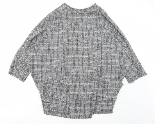 Womens UK Size 18 Atmosphere Grey Cardigan Jumper