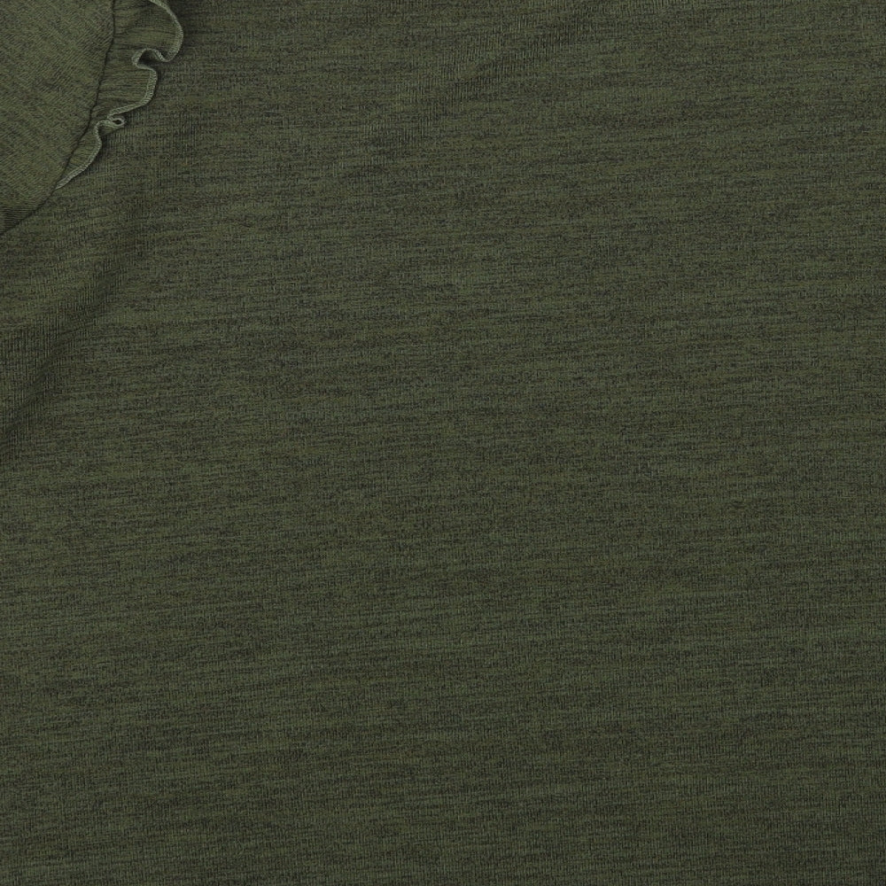 Womens UK Size 16 Papaya Green Pullover Jumper