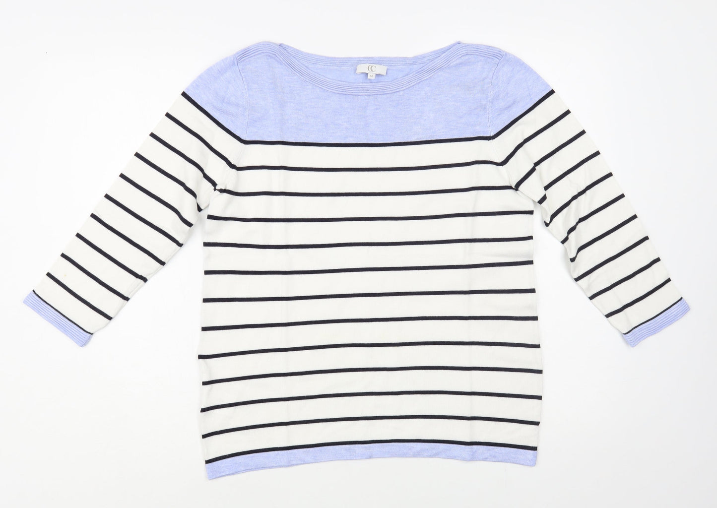 Womens UK Size M CC White Pullover Jumper