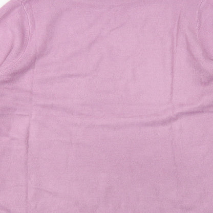 Womens UK Size 10 Marks and Spencer Purple Pullover Jumper