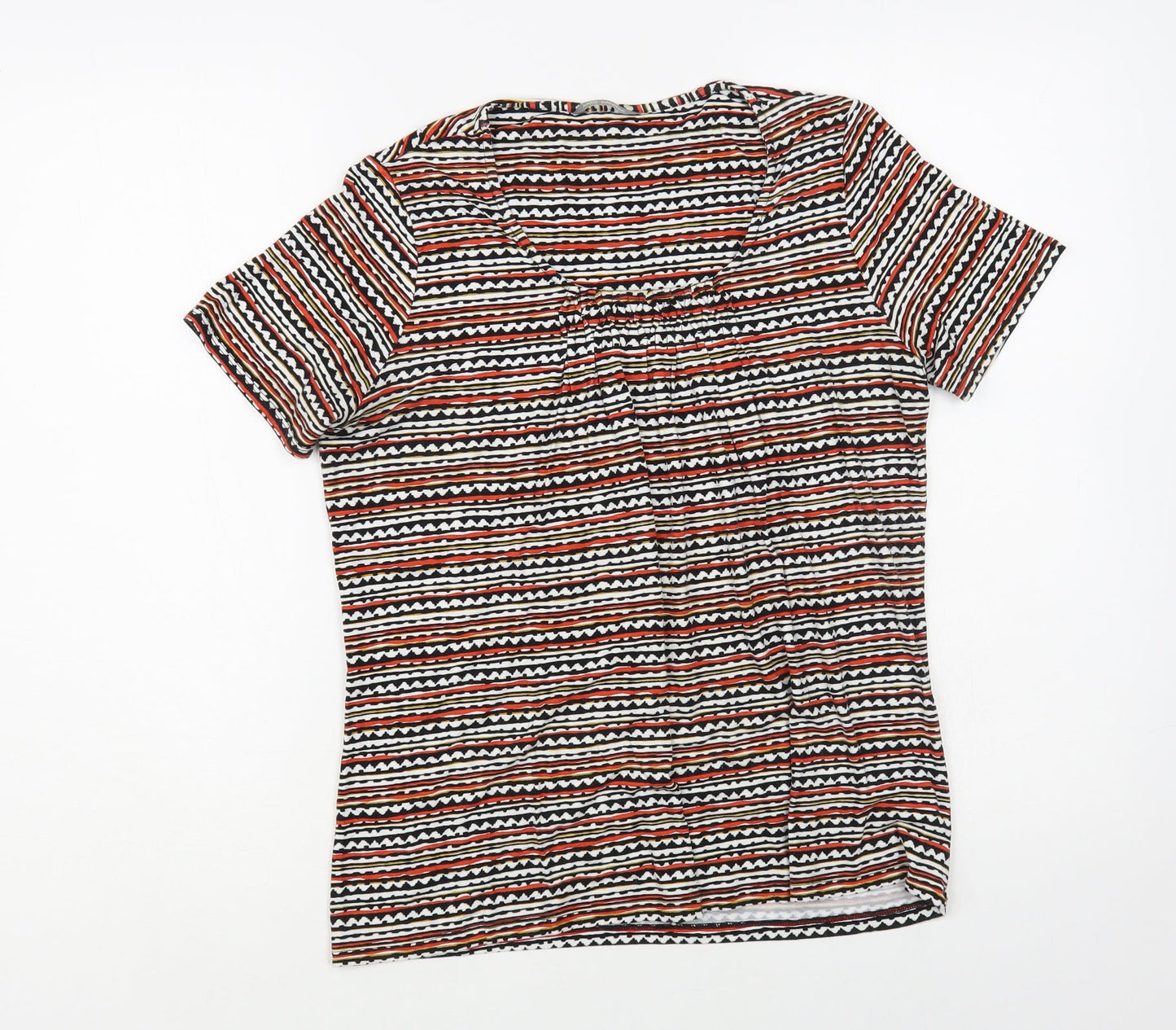 Womens UK Size 8 Marks and Spencer Multicoloured Basic T-Shirt