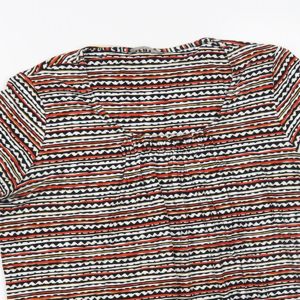 Womens UK Size 8 Marks and Spencer Multicoloured Basic T-Shirt