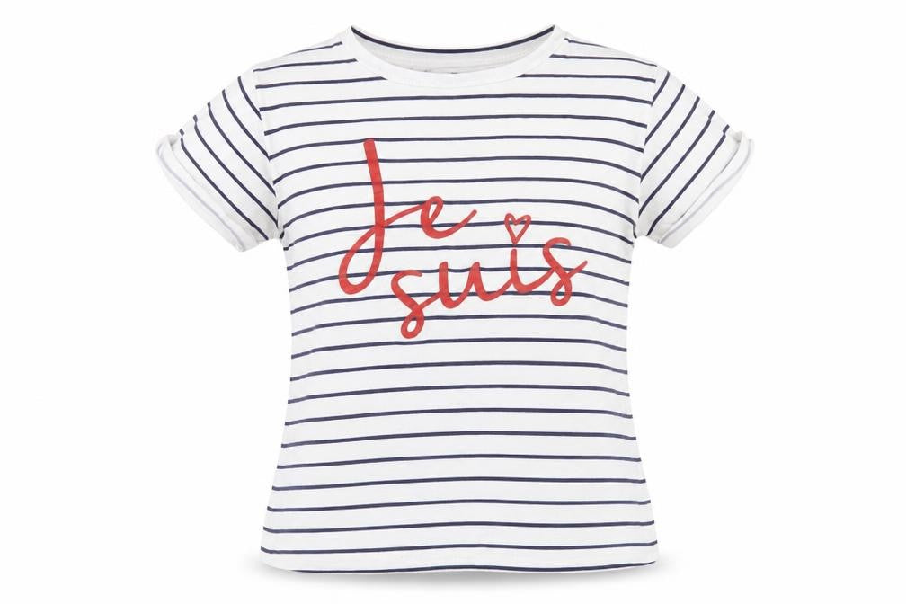 Womens UK Size 8 Quiz White Basic T-Shirt