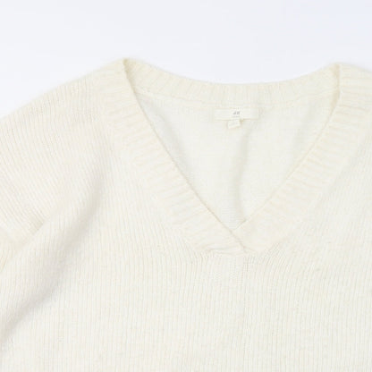 Womens UK Size M H&M Ivory Pullover Jumper