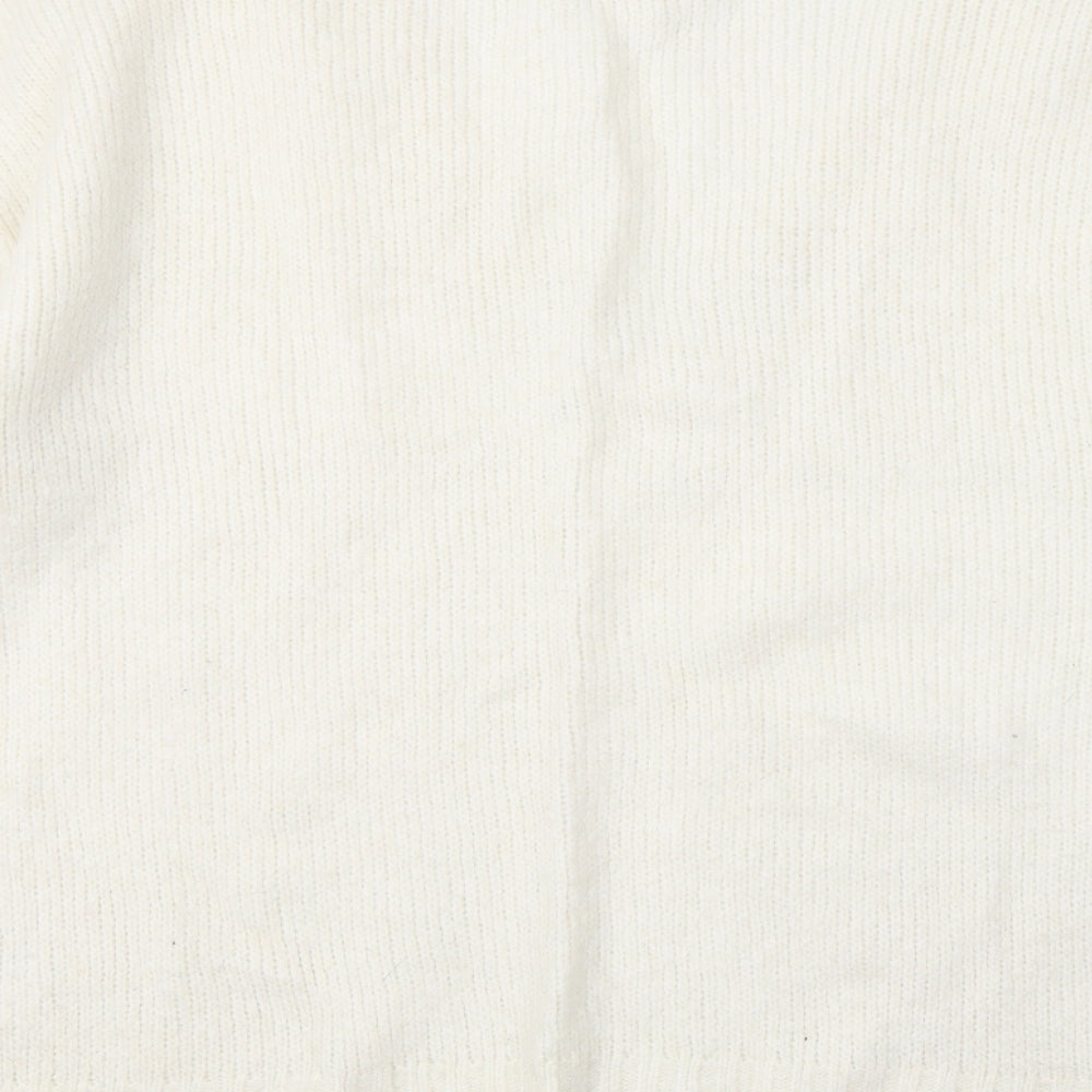 Womens UK Size M H&M Ivory Pullover Jumper