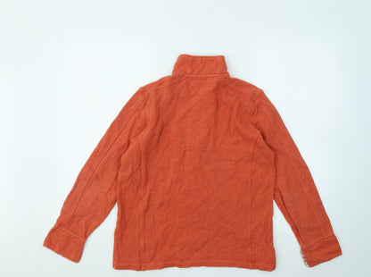 Womens UK Size S Orvis Orange Pullover Jumper
