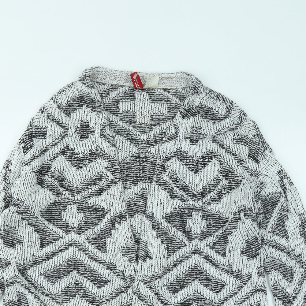 Womens UK Size S Divided by H&M White Cardigan Jumper