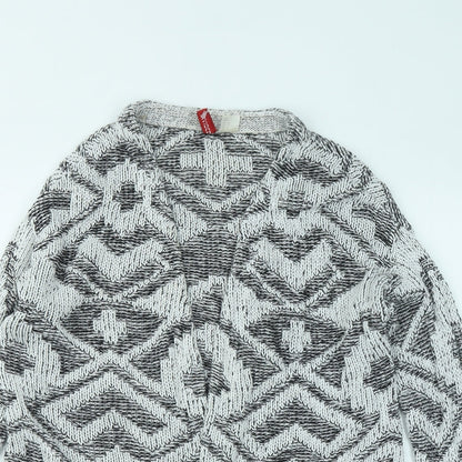 Womens UK Size S Divided by H&M White Cardigan Jumper