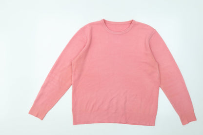 Womens UK Size M Isabelle Pink Pullover Jumper