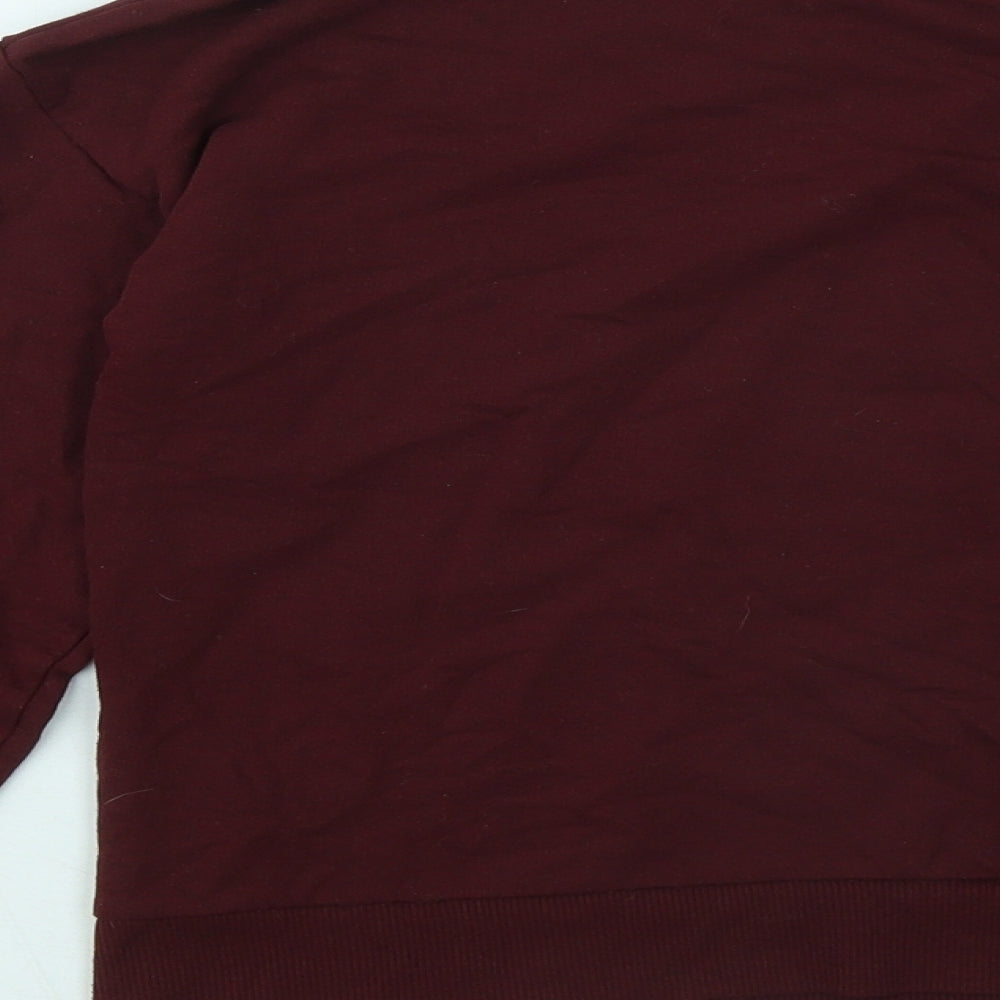 River Island Girls Purple Viscose Pullover Sweatshirt Size 11-12 Years - Made To Perfection
