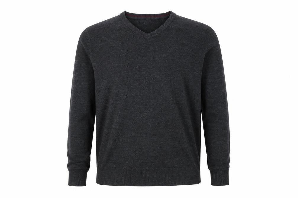 Mens UK Size L Easy Grey Pullover Jumper