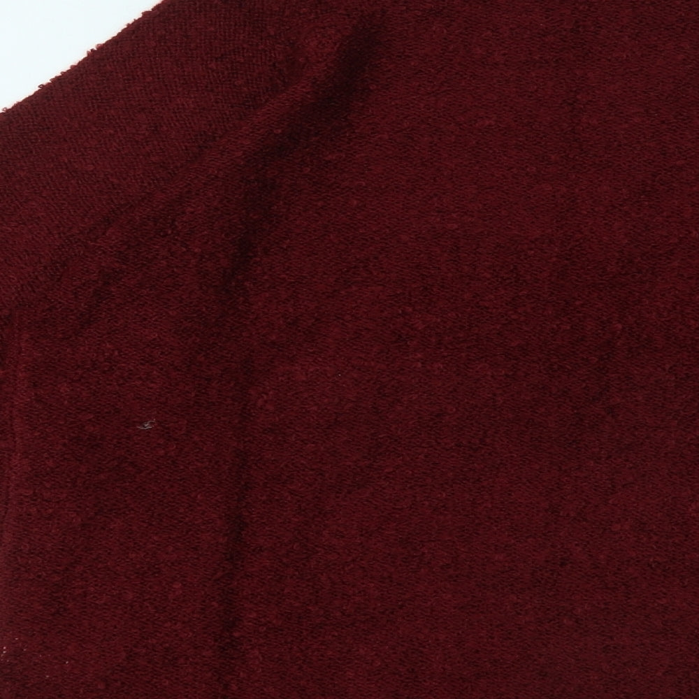 Womens UK Size 8 Studio Red Pullover Jumper