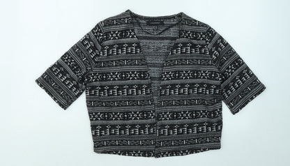 Womens UK Size 6 Atmosphere Black Cardigan Jumper