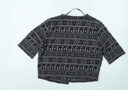 Womens UK Size 6 Atmosphere Black Cardigan Jumper
