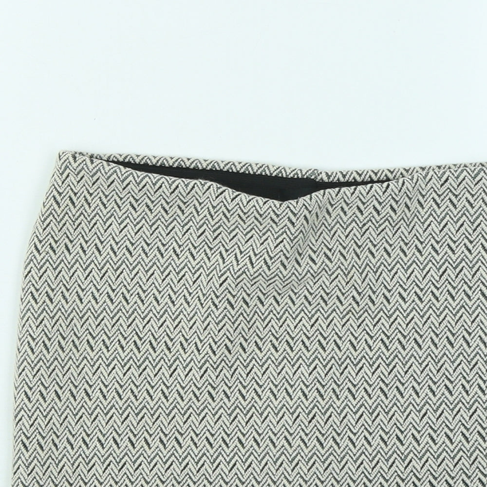 Atmosphere Womens Multicoloured Geometric Cotton Mini Skirt Size 4