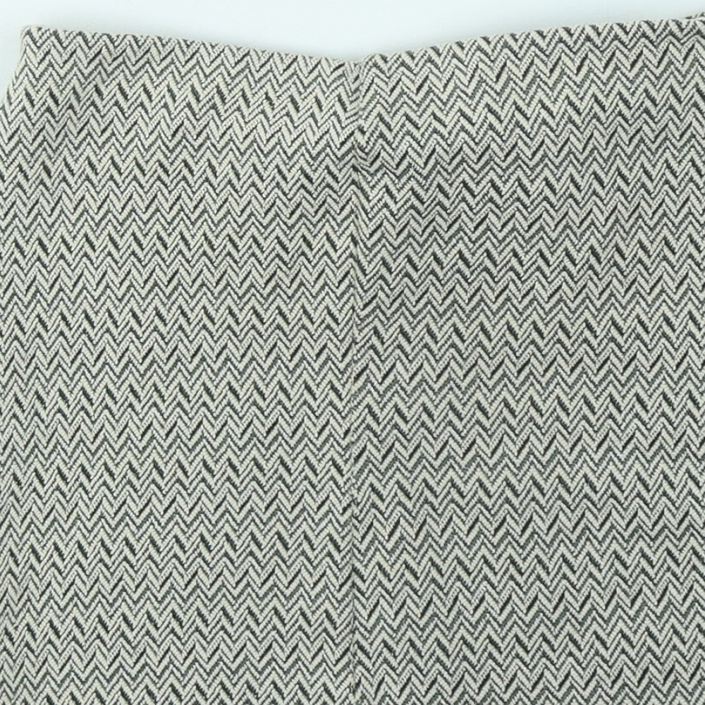 Atmosphere Womens Multicoloured Geometric Cotton Mini Skirt Size 4