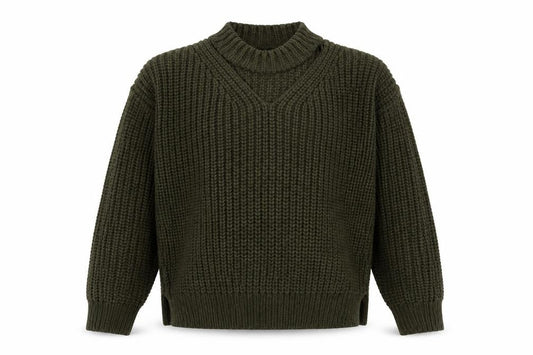Girls UK Size 9 Years 915 Generation Green Pullover Jumper