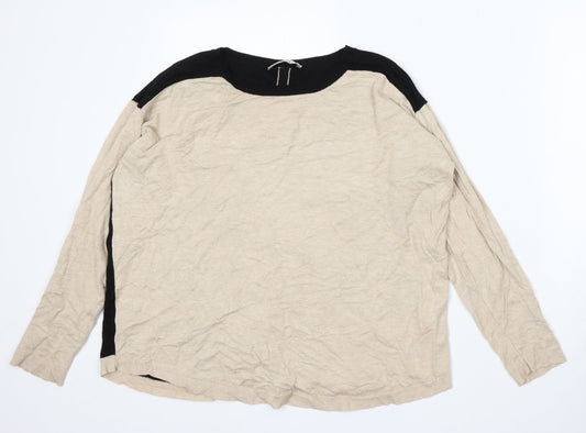 Womens UK Size M Oasis Beige Pullover Jumper
