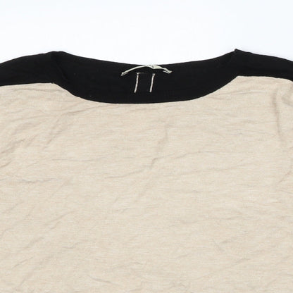 Womens UK Size M Oasis Beige Pullover Jumper
