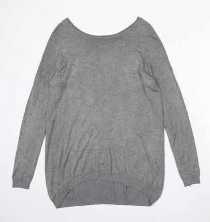 Womens UK Size S Atmosphere Grey Pullover Jumper