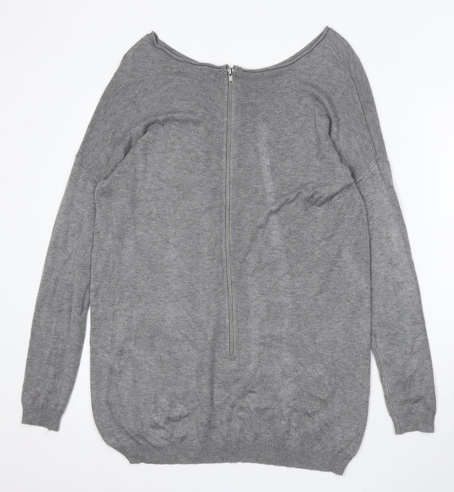 Womens UK Size S Atmosphere Grey Pullover Jumper