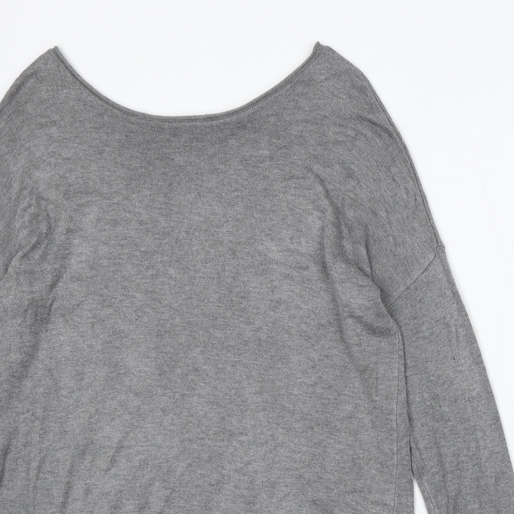 Womens UK Size S Atmosphere Grey Pullover Jumper