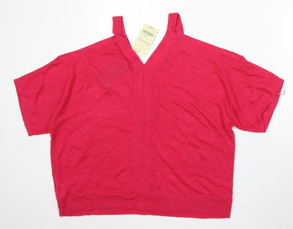 Womens UK Size XL Monsoon Pink Pullover Jumper