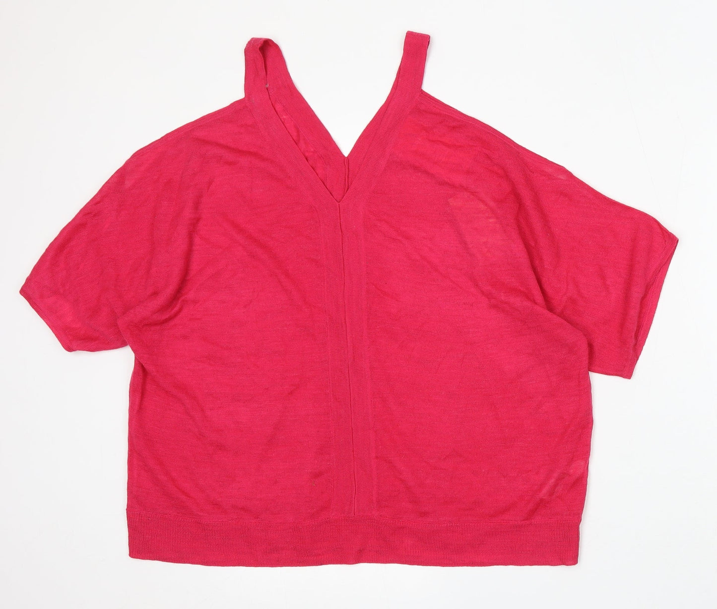 Womens UK Size XL Monsoon Pink Pullover Jumper