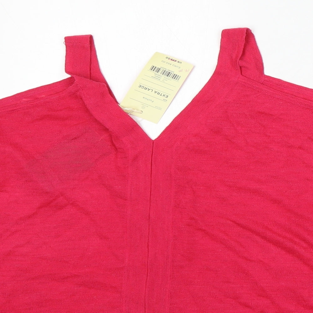 Womens UK Size XL Monsoon Pink Pullover Jumper