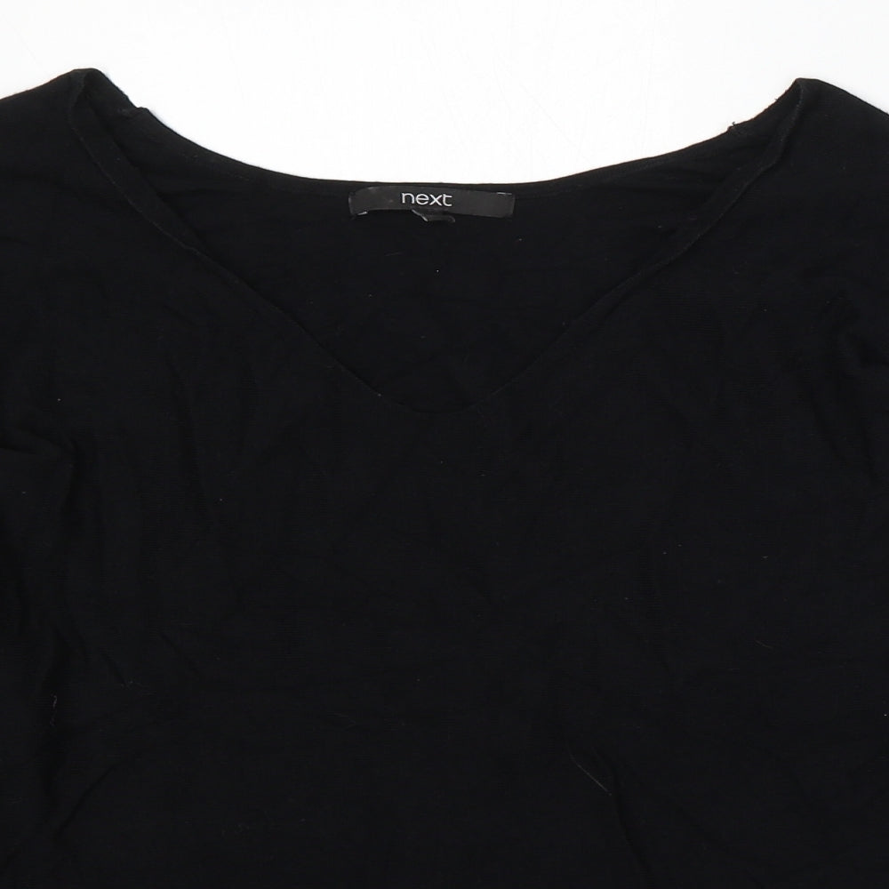 Womens UK Size S NEXT Black Pullover Jumper