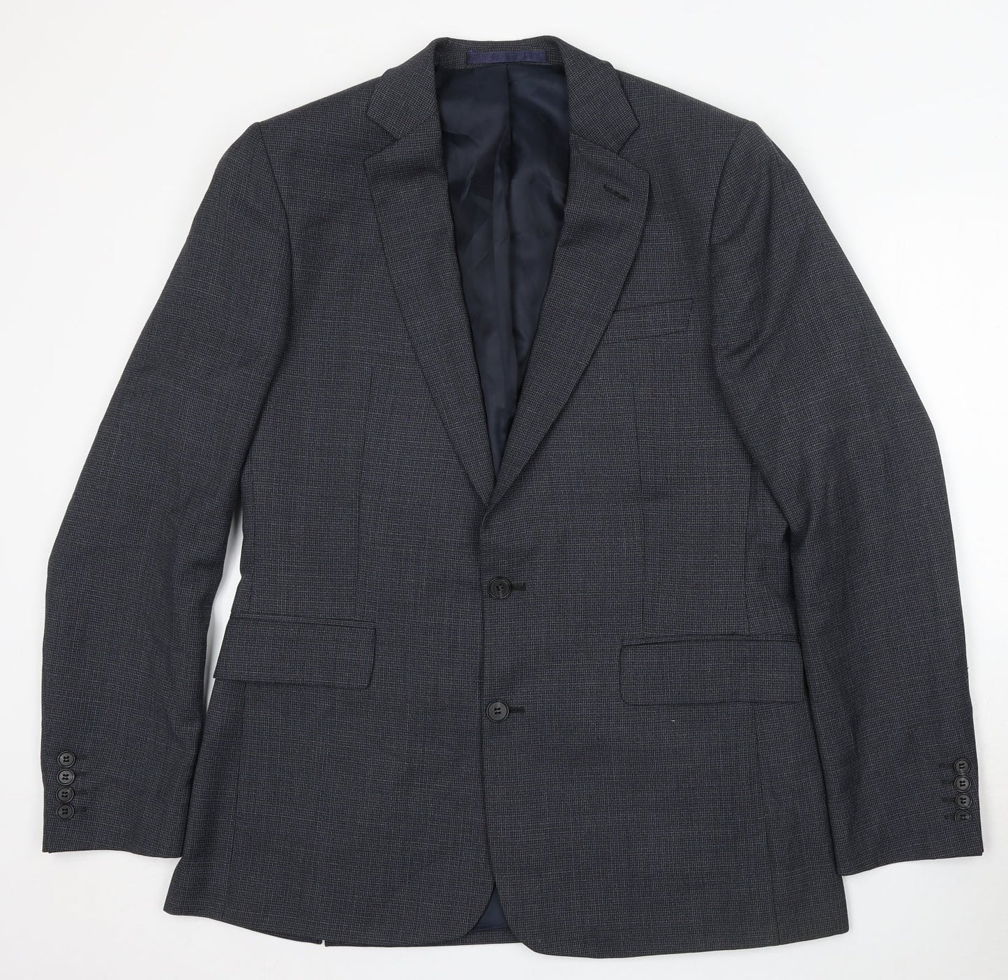 Mens UK Size 42 Hammond & Co Regular Blue Suit Jacket
