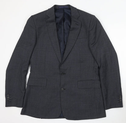 Mens UK Size 42 Hammond & Co Regular Blue Suit Jacket