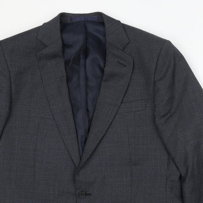 Mens UK Size 42 Hammond & Co Regular Blue Suit Jacket