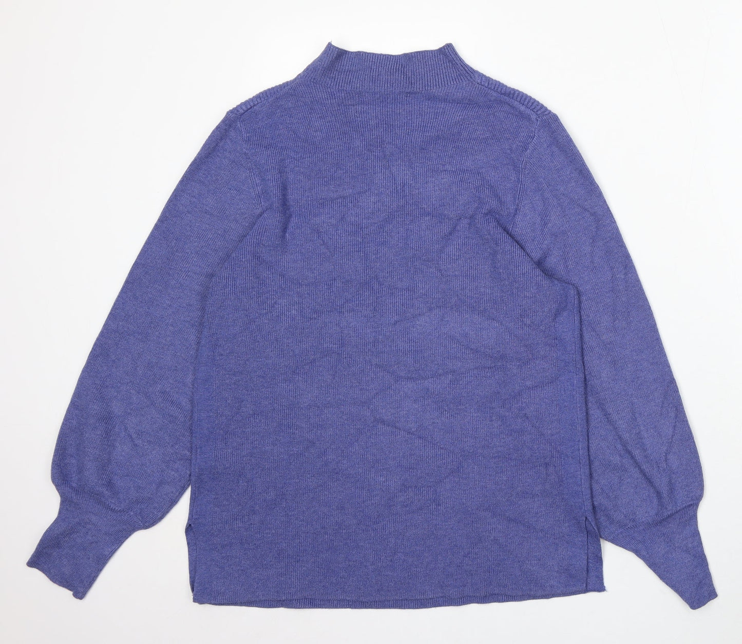 Womens UK Size M Marks and Spencer Purple Pullover Jumper