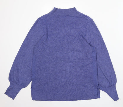 Womens UK Size M Marks and Spencer Purple Pullover Jumper