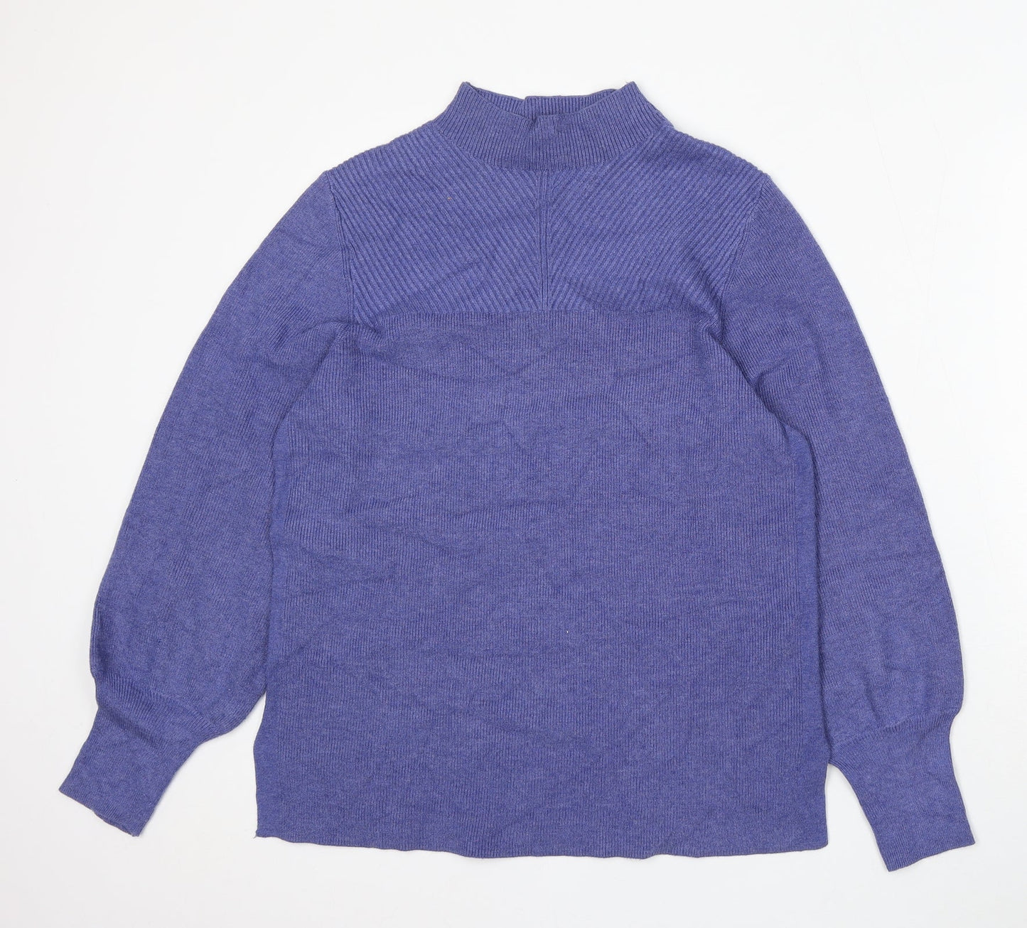Womens UK Size M Marks and Spencer Purple Pullover Jumper