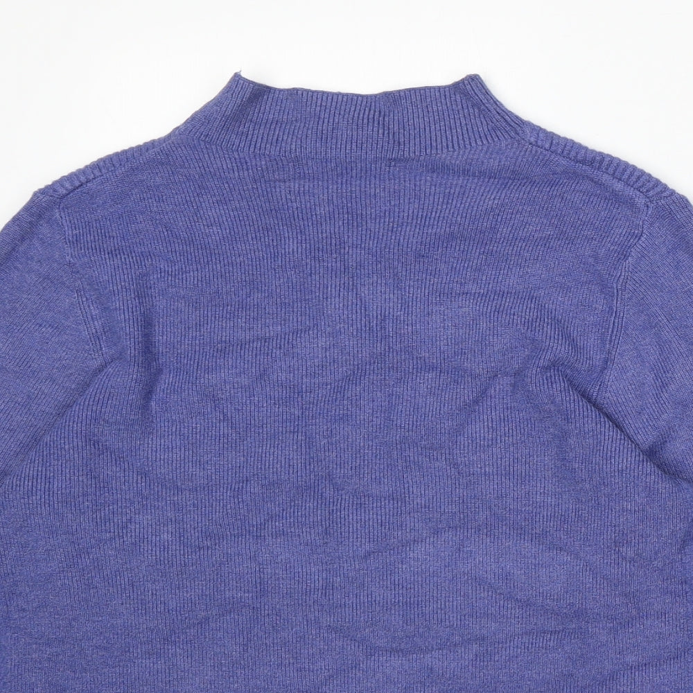Womens UK Size M Marks and Spencer Purple Pullover Jumper