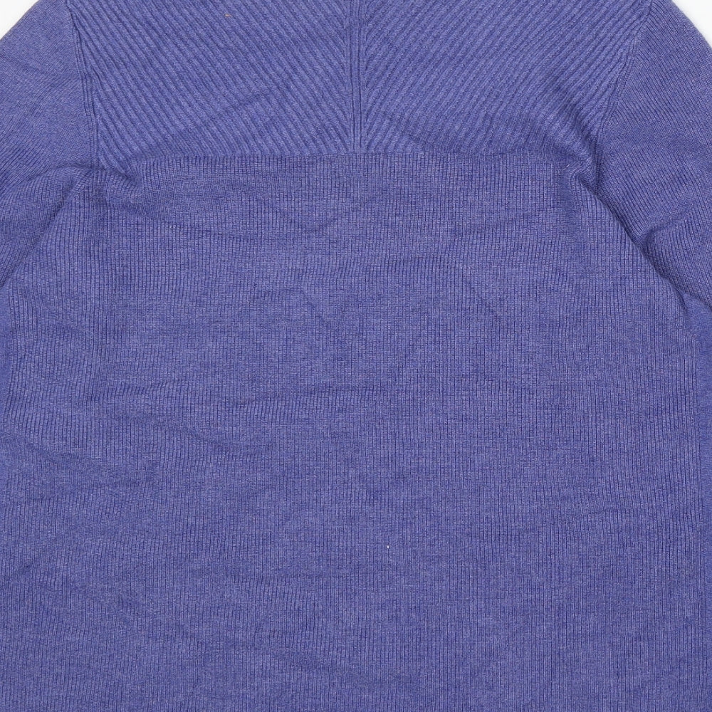 Womens UK Size M Marks and Spencer Purple Pullover Jumper