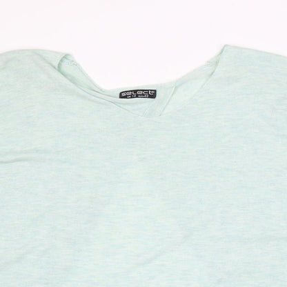 Select Womens Blue Round Neck Polyester Pullover Jumper Size 14 - Open Back