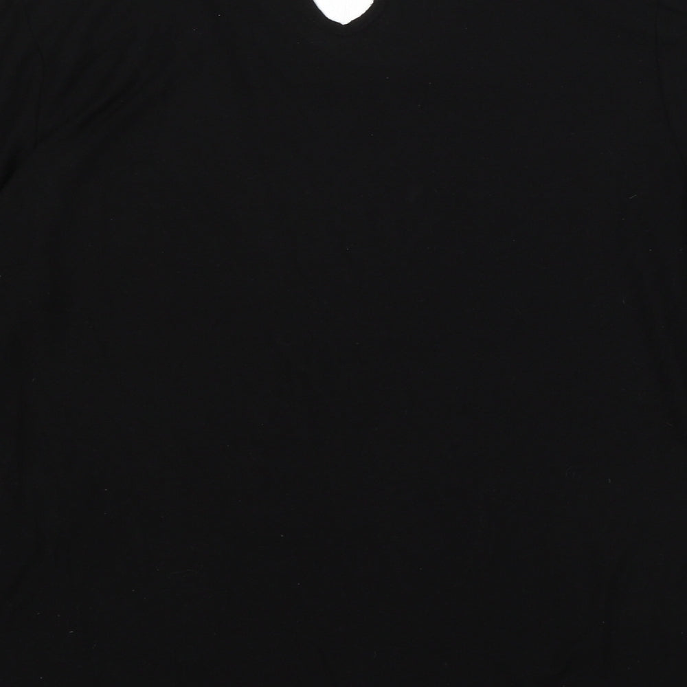 Womens UK Size 12 Papaya Black Pullover Jumper