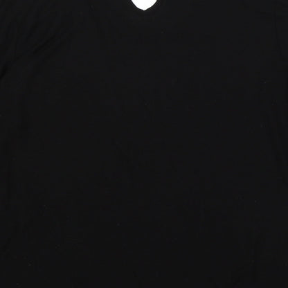 Womens UK Size 12 Papaya Black Pullover Jumper