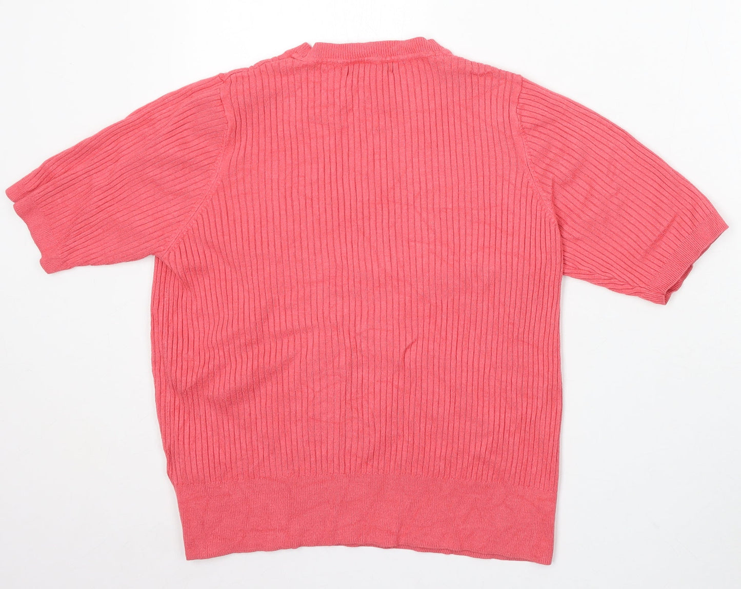 Womens UK Size 14 Marks and Spencer Pink Pullover Jumper