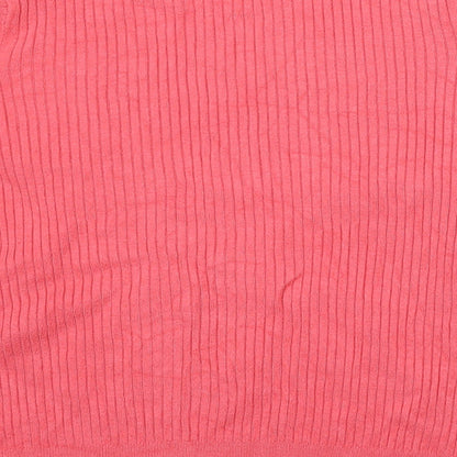 Womens UK Size 14 Marks and Spencer Pink Pullover Jumper